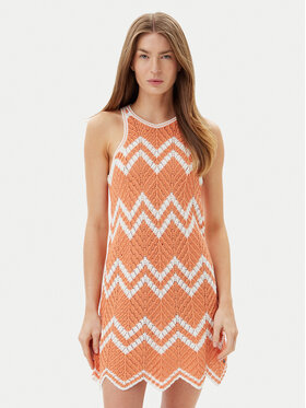 Pepe Jeans Pepe Jeans Sommerkleid Oriana PL953728 Orange Slim Fit