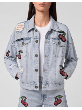 PHILIPP PLEIN PHILIPP PLEIN Giacca di jeans 31763 Blu Regular Fit