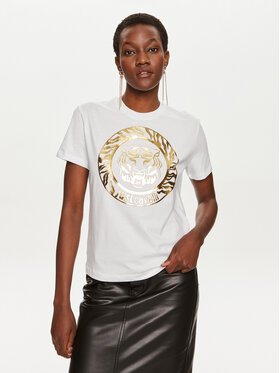 Just Cavalli Just Cavalli Marškinėliai 76PAHG12 Balta Regular Fit