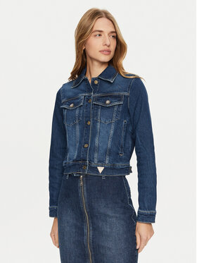 Guess Guess Дънково яке W4YN01 D5DD4 Син Regular Fit