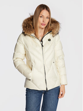 Blauer Blauer Doudoune Courtney BLDC03214 006047 Écru Regular Fit