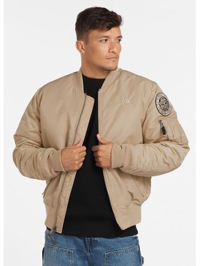 PITBULL PITBULL Kurtka przejściowa Kurtka przejściowa męska MA-1 Verano XL Beżowy Regular Fit