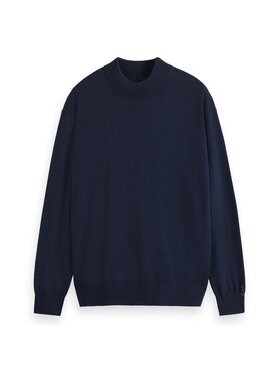 Scotch & Soda Scotch & Soda Sweter 27064 Błękitny Casual Fit