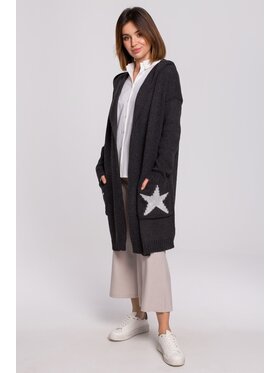 BeWear BeWear Kardigán bk063 Čierna Baggy Fit