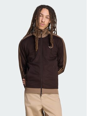 adidas adidas T-Shirt 159248 Brązowy Slim Fit