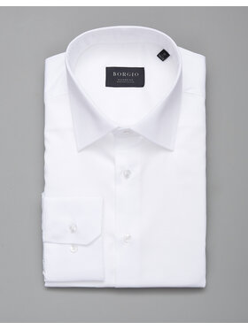 Borgio Borgio Koszula lavello_00235_classic Biały Classic Fit