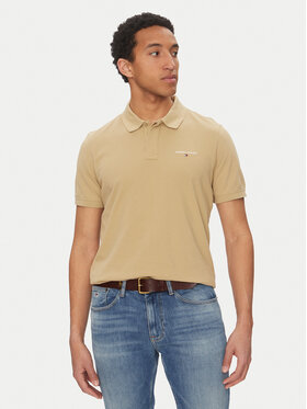 Tommy Jeans Tommy Jeans Polokošile Linear DM0DM20914 Béžová Regular Fit