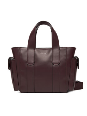 Calvin Klein Calvin Klein Borsetta Webbing Strap Small Tote LV04F3290G Bordeaux