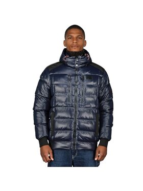Geographical Norway Geographical Norway Kurtka puchowa WZ8156H/GN-MARINE Granatowy Regular Fit