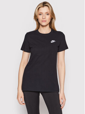 Nike Nike T-shirt Sportswear Club DN2393 Crna Relaxed Fit