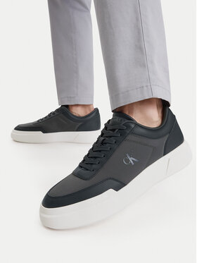 Calvin Klein Calvin Klein Sneakers Chunky Cups Laceup Oxf Mix Mat HM0HM02326 Bleumarin