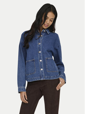 ONLY ONLY Jeansová bunda Lara 15372651 Tmavomodrá Regular Fit