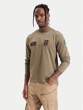 Aeronautica Militare Aeronautica Militare S dlouhým rukávem 262TS2568UJ00703 Khaki Regular Fit
