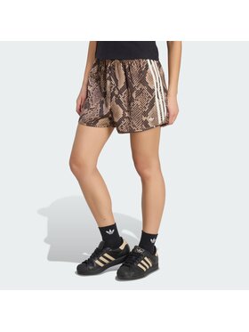 adidas adidas Szorty materiałowe 168126 Beżowy Loose Fit
