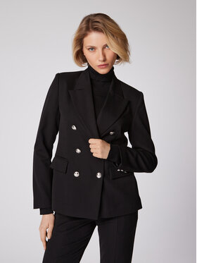 Simple Simple Sakko MKD500-03 Schwarz Slim Fit