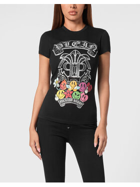 PHILIPP PLEIN PHILIPP PLEIN T-Shirt 22249 Černá Skin Tight Fit