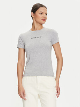 Guess Jeans Guess Jeans T-Shirt W4YI01 J1314 Šedá Slim Fit