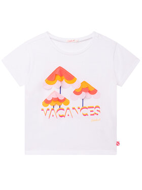 Billieblush Billieblush T-Shirt U15971/10B Biały Regular Fit