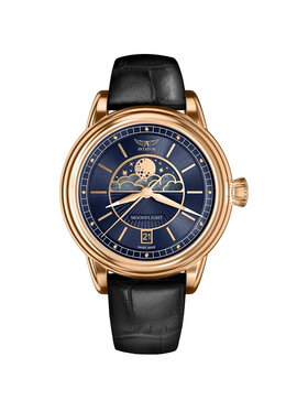 Aviator Aviator Zegarek V.1.33.2.256.4BM Czarny