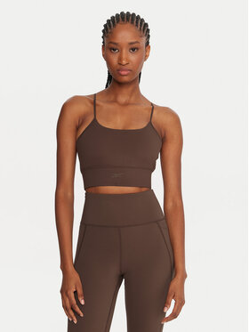 Reebok Reebok Sportovní podprsenka Reebok X Ewa Chodakowska RK25310CCW Hnědá