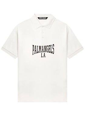Palm Angels Palm Angels T-shirt PMGB012F24FAB001 Bianco Oversize