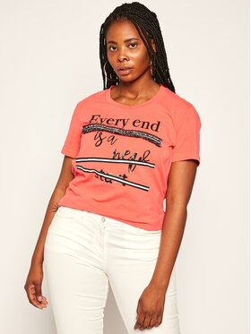 Persona by Marina Rinaldi Persona by Marina Rinaldi T-Shirt Vago 1971040 Růžová Regular Fit
