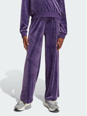 adidas adidas Spodnie materiałowe 154067 Fioletowy Regular Fit