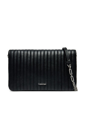 Calvin Klein Calvin Klein Torebka Mini Line Quilt Crossbody K60K613079 Czarny
