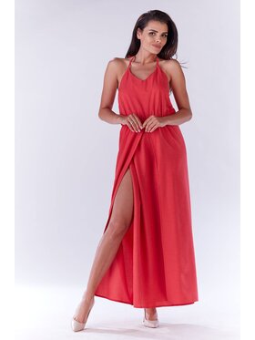 Infinite You Infinite You Sukienka letnia M138 Fioletowy Basic Fit