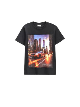 Coccodrillo Coccodrillo T-Shirt ZC6143224VBB-021 Czarny Regular Fit