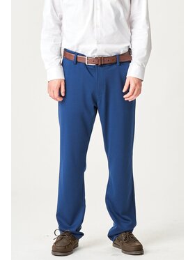 TeeShoppen TeeShoppen Spodnie garniturowe 'Perform Collection' Niebieski Regular Fit