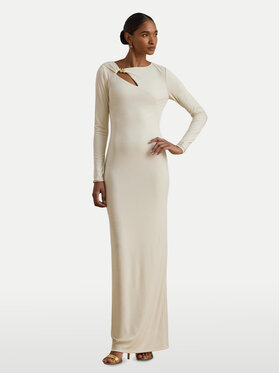 LAUREN RALPH LAUREN LAUREN RALPH LAUREN Abendkleid 253P03589002 Écru Slim Fit