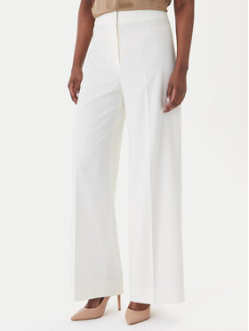 HUGO HUGO Pantaloni din material Huzili 50558131 Écru Wide Leg