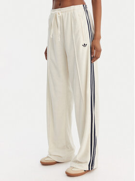 adidas adidas Spodnie dresowe Terry Towel Firebird KQ6663 Écru Loose Fit