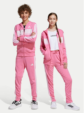 adidas adidas Dres Seasonal Essentials Tiberio 3-Stripes French Terry JI6037 Różowy Regular Fit