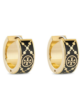 Tory Burch Naušnice Small T Monogram Hoop Earring 157223 Zlatna