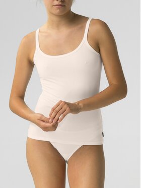 Atlantic Atlantic Top basic Beżowy Regular Fit
