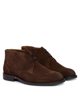 Tommy Hilfiger Tommy Hilfiger Bakancs Corporate Dressy Suede Lace Boot FM0FM05951 Barna