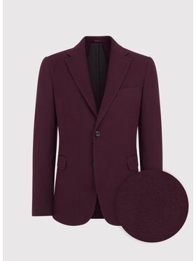 Pako Lorente Pako Lorente Marynarka P25SF-3X-011 Bordowy Slim Fit