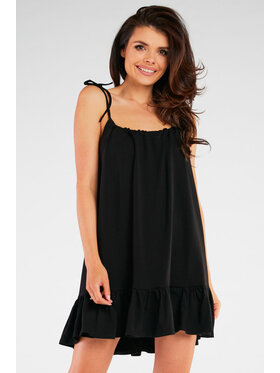 Infinite You Infinite You Sukienka letnia M251 Czarny Basic Fit