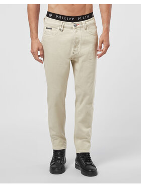 PHILIPP PLEIN PHILIPP PLEIN Jeansy 4723 Béžová Slim Fit