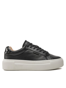 Calvin Klein Calvin Klein Sneakers Ff Cupsole Lace Up W/Ml Lth HW0HW02118 Nero