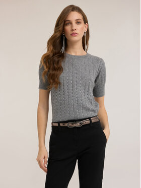 Motivi Motivi T-shirt M443W003541N013 Grigio Regular Fit