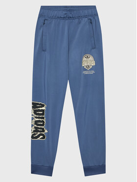 adidas adidas Долнище анцуг Graphic Track HK2831 Син Regular Fit