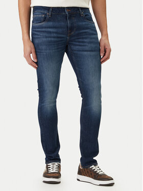 Guess Guess Jeansy Miami M2YAN1 D4Q41 Granatowy Skinny Fit