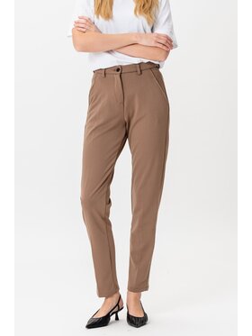 TeeShoppen TeeShoppen Spodnie garniturowe 'Perform Collection' Beżowy Regular Fit