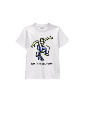 Coccodrillo Coccodrillo T-Shirt ZC6143213VBA-001 Biały Regular Fit