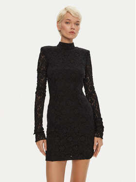 ROTATE ROTATE Коктейльна сукня Gabriella 113072100 Чорний Slim Fit