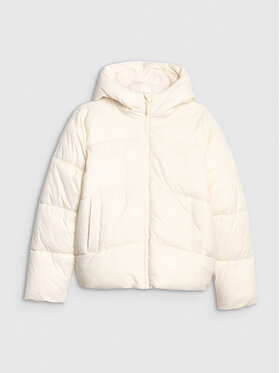 4F 4F Kurtka puchowa OUTERWEAR Biały Oversize