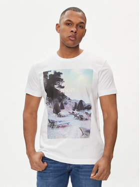 JOOP! Jeans JOOP! Jeans T-Shirt 47Dario 30042425 Λευκό Modern Fit